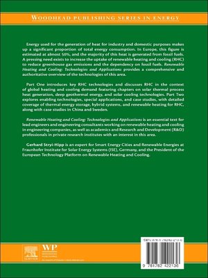 cover image of Renewable Heating and Cooling